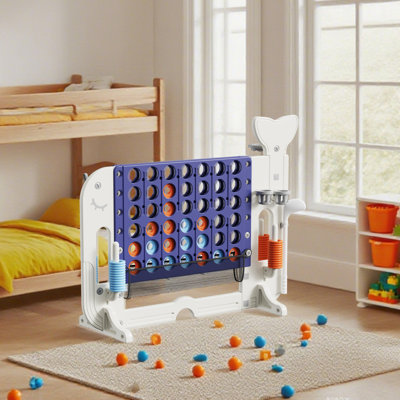 Ensemble de jeu géant 4 en 1 avec Connect 4, basketball, lancer de balle et golf