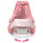 Kisses Rectangle Rocking Doll Bassinet - Pink/White