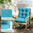 Anjelyka 22"W X 22"D Outdoor Cushions 5" Indoor And Outdoor Seat/Back Cushion-269089417