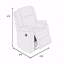 Fauteuil 1pc avec fauteuil inclinable en frêne couleur velours côtelé de salon