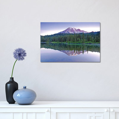 Mount Rainier Sunrise by Brian Wolf - Wrapped Canvas Print