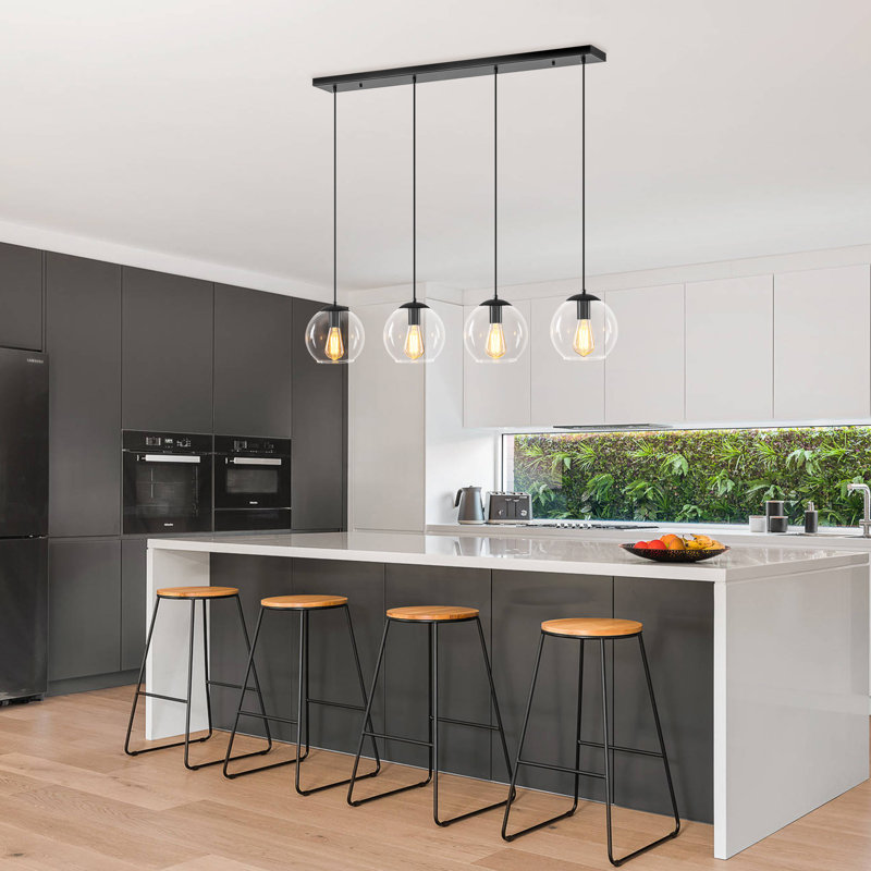 Kitchen Island Pendant, 4 Lights