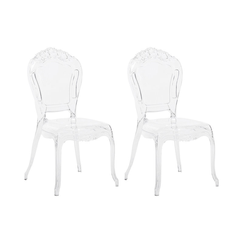 Mattie Dining Chair, Clear