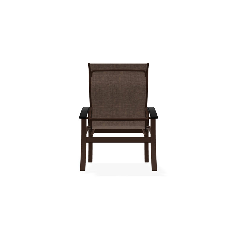 Chaise de patio Askar, Moka Sunbrella®, Noir, Kona texturé