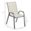 Ensemble de 4 chaises d'extérieur empilables-1727283737