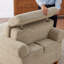 Chaise longue avec appui-tête ajustable et rangement-912475641