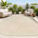 Octaviah Modern Geometric Arch Stripe Cream/Natural Indoor/Outdoor Rug
