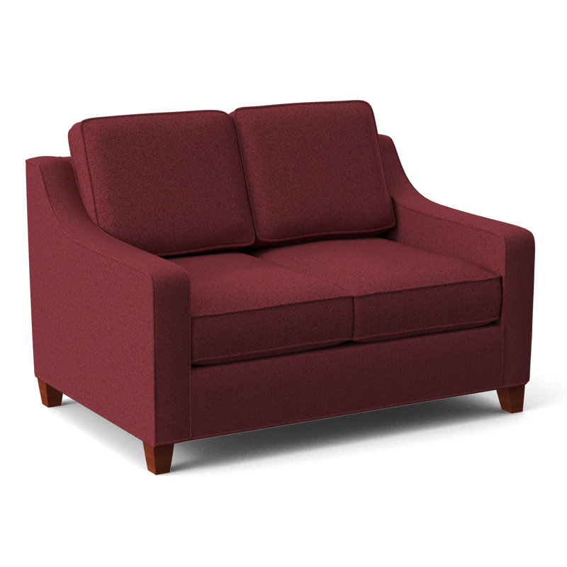 Clark 54" Square Arm Sofa Bed, BM Cherry, Archetype Quartz
