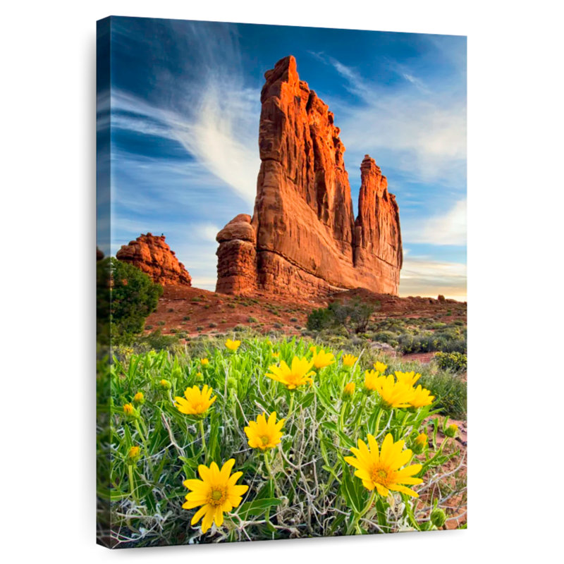 Alvord Courthouse Towers, 45" H x 30" W