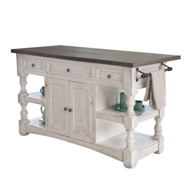 Stonegate Kitchen Island with Solid Wood Top