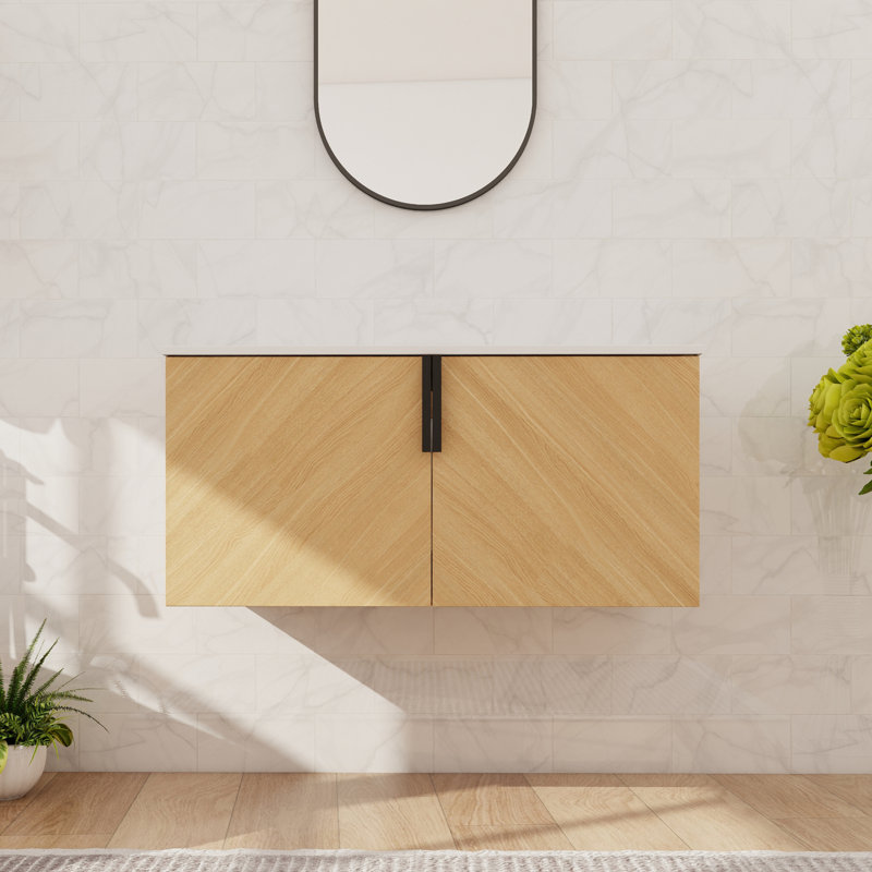 Base de meuble-lavabo mural 36 "avec 2 portes, 36"
