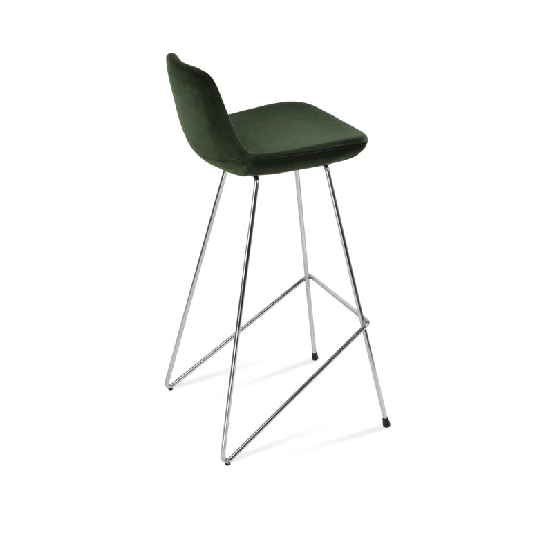 Tabouret de bar et de comptoir pour chat Pera, Tabouret de bar (siège d'une hauteur de 29 po), D. VERT V.