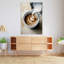 «Creamy Coffee Pour», art mural contemporain-1936298852