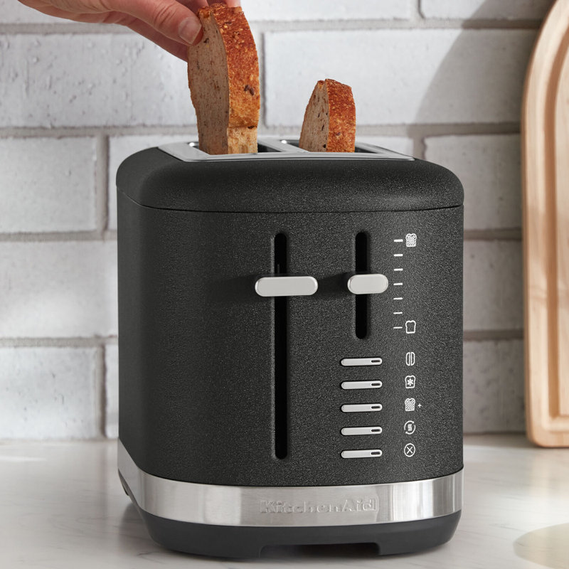 KitchenAid 2 Slice Toaster, Cast Iron Black