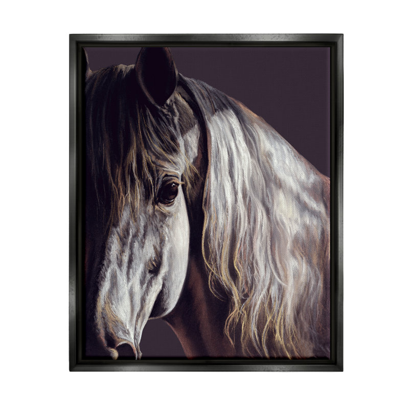Gracie Oaks, Cadre flottant noir de jais, H 21 po x l 17 po x P 1,7 po