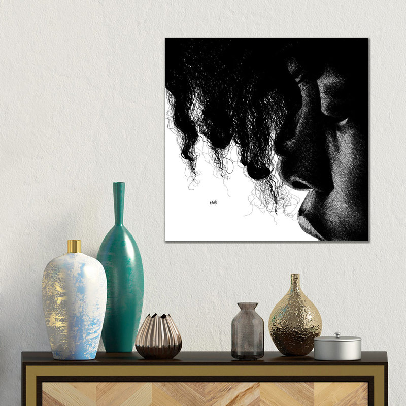 Giclée sur toile tendue avec galerie brute, H 18 po x l 18 po