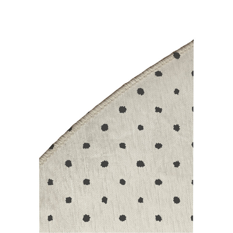 Tapis d'extérieur antidérapant Leo, Rond 5 pi