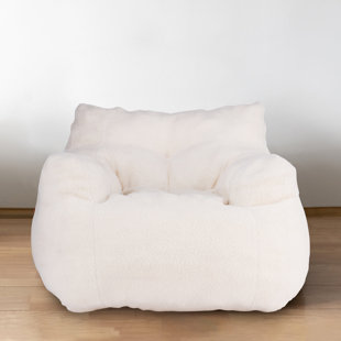 Magic Home Comfy Lazy Floor Sofa 34.25 in. 1-Seat Chair Teddy