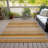 Kinslee Washable Striped Indoor / Outdoor Rug-1650225782