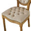 Chaise d'appoint en velours capitonné avec garniture cloutée 19,7 po Amando-1404483538-1385404233