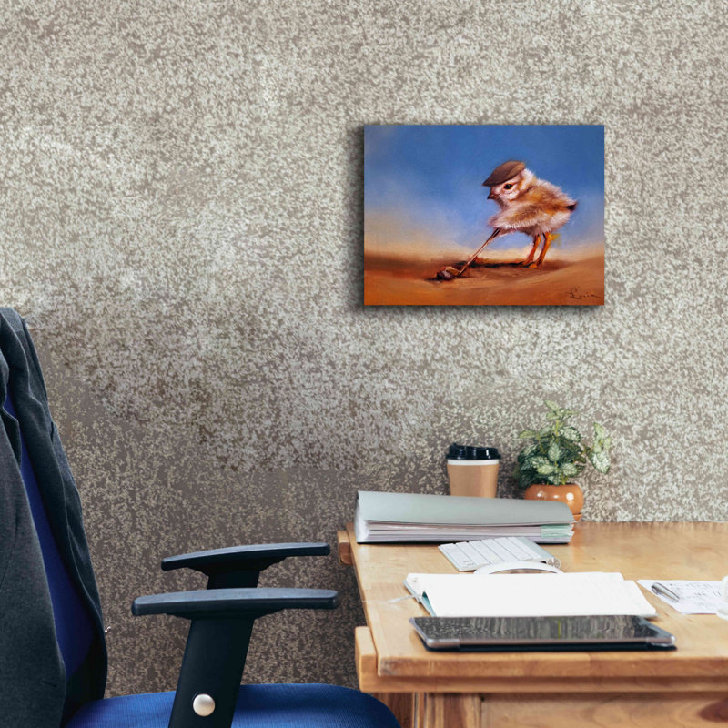 «Birdie Shot» par Lucia Heffernan, H 12 po x l 16 po x P 0,75 po