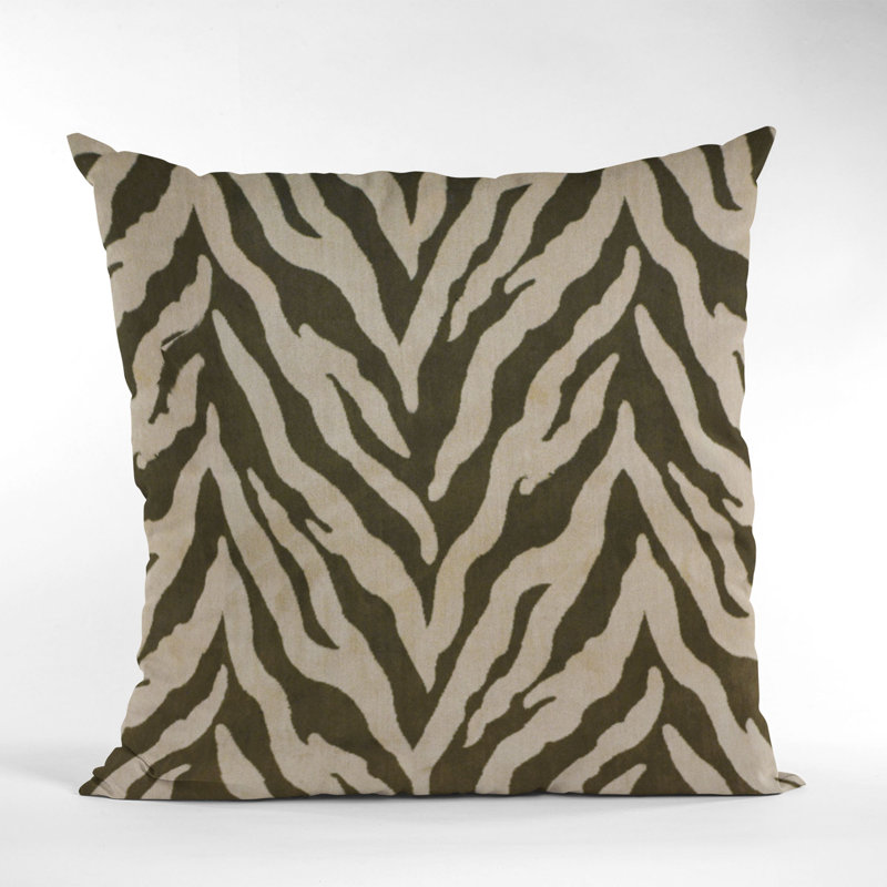 Coussin Plutus Zebra, Tribal, 20 po x 30 po