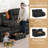 3-seater Manual Reclining Sofa With Fold-down Console, Hidden Storage Drawer & Double Padded Velvet Upholstery – Comfortable Recliner Couch For Living Room, Apartment-601397560