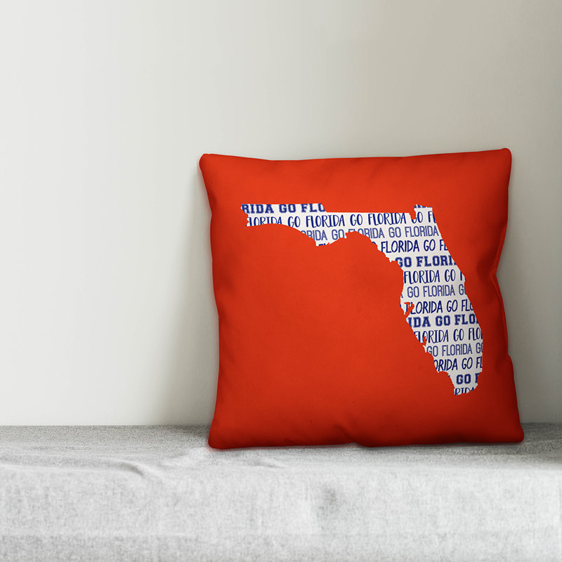 Coussin en équipe floride go team