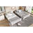 Metal Full XL Over Full XL Bunk Bed For Teens And Adults,Space-Saving/Noise Reduced/No Box Spring Needed, White-1066205360