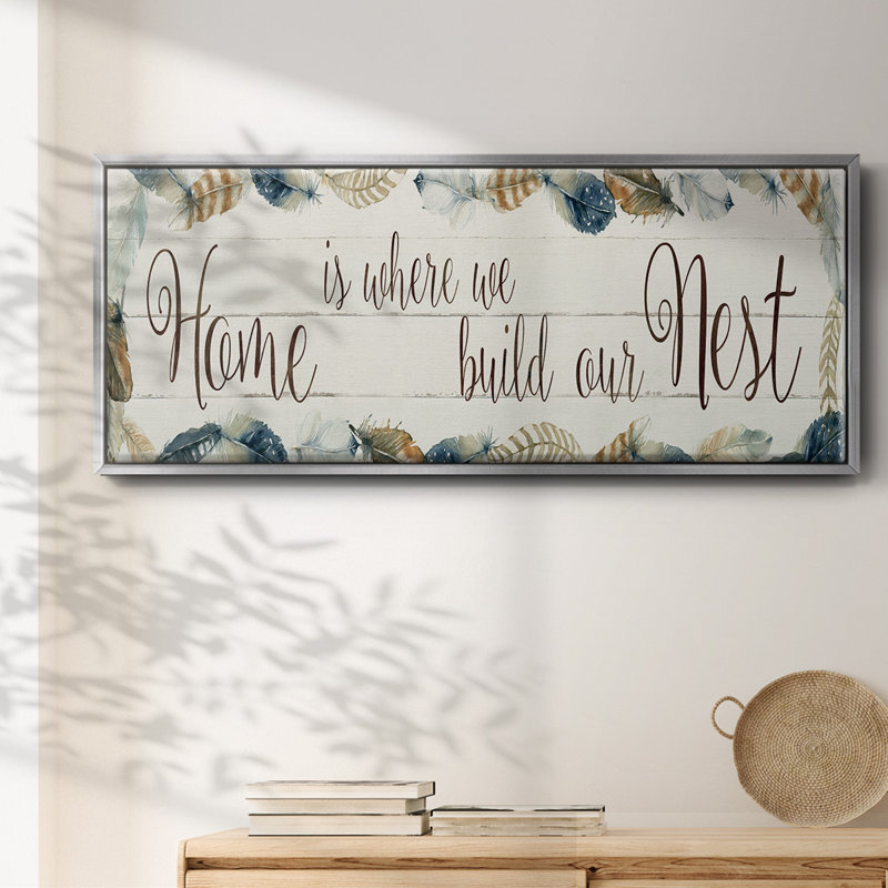 Home Nest - toile encadrée