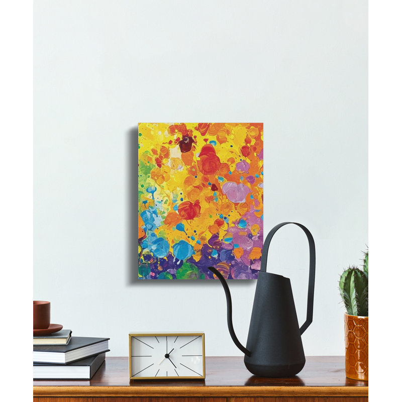 Abstract Wall Art, Canvas Print, Modern Home Decor, Splatter Art, Contemporary Artwork, Unique Gift Idea, Living Room Art