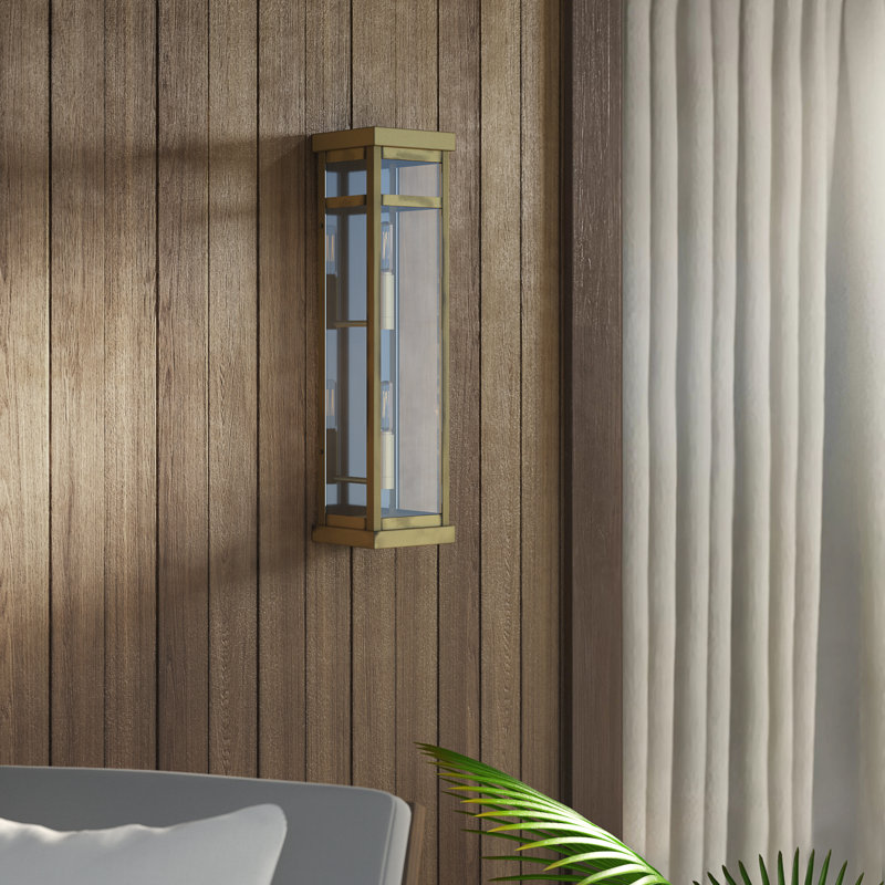 Swann Wall Light, Antique Brass