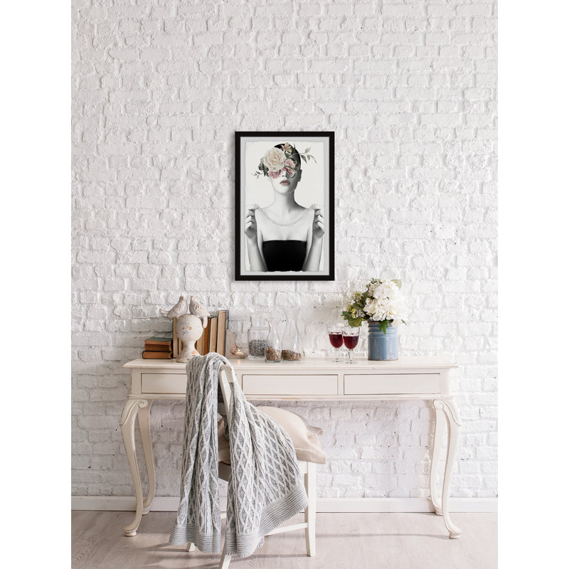 Flower Madness III par Marmont Hill - peinture encadrée, H 18 po x l 12 po x P 1,5 po