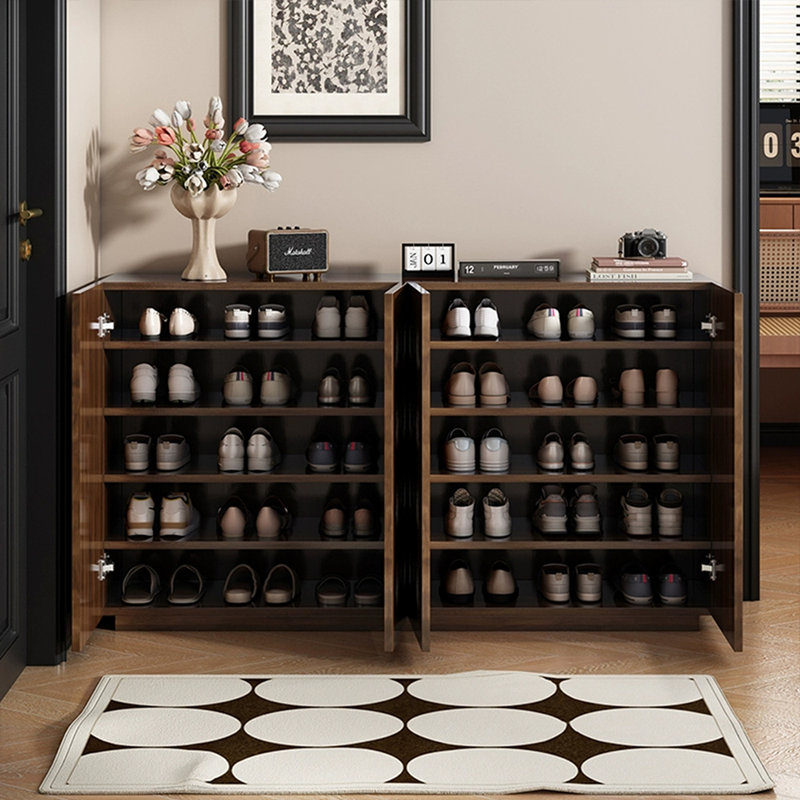 Nut-Brown Manufactured wood Shoe Storage