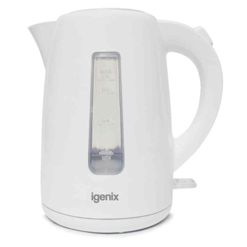 Igenix Black 1.7L Jug Kettle, White