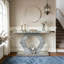 Console de luxe à miroir à deux niveaux Sparkling
