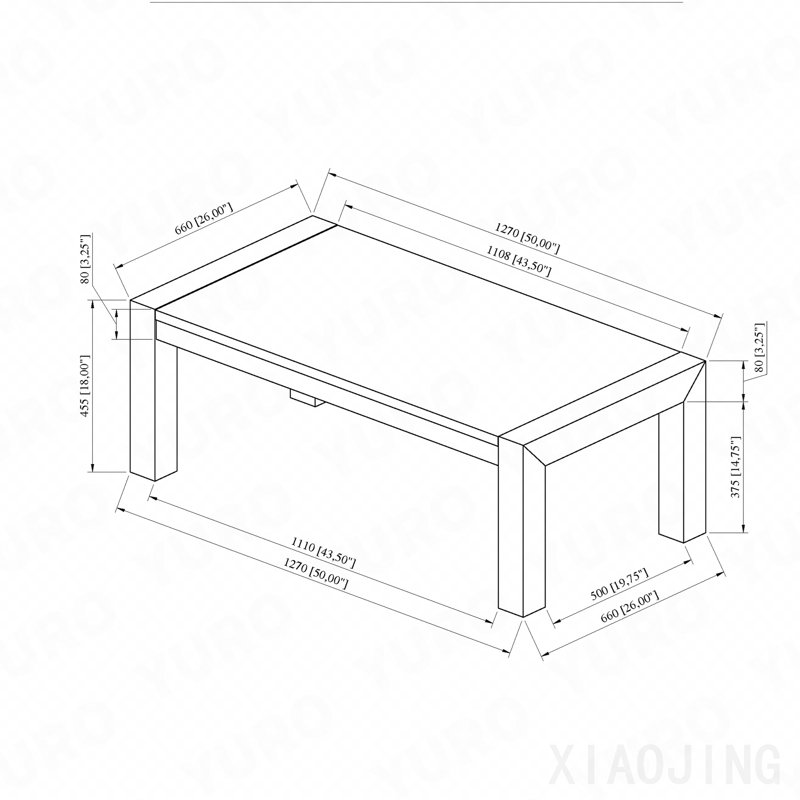 Beige Coffee Table