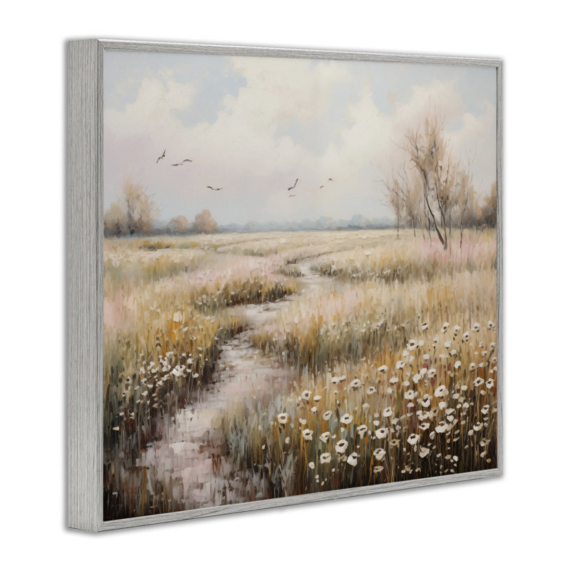 Giclée encadrée, "Wildflowers" par Arlington Prints, Estampe numérique Farmhouse, H 24 po x l 30 po