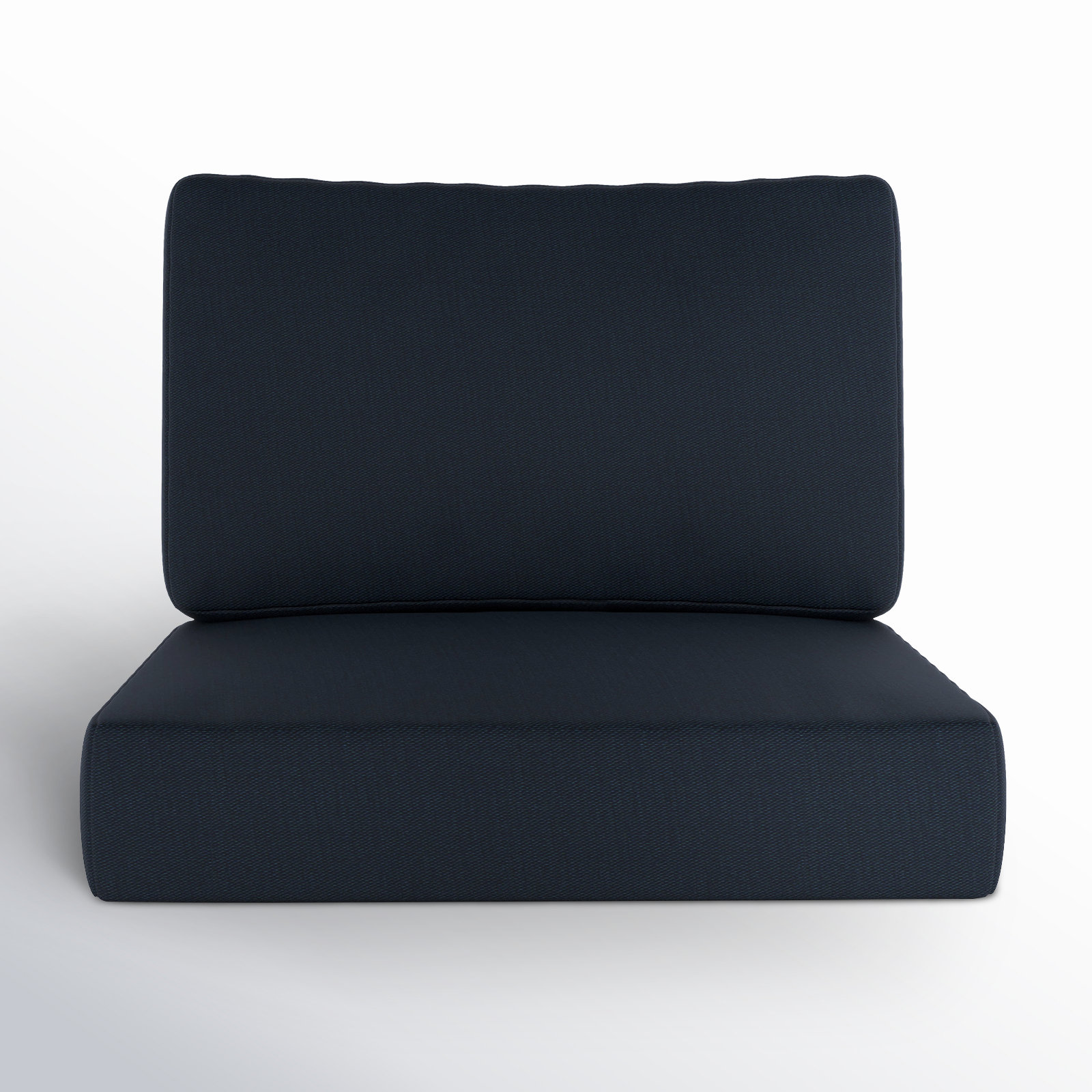 Outdoor Sunbrella Seat/Back Cushion, Canvas Navy Sunbrella® Canvas