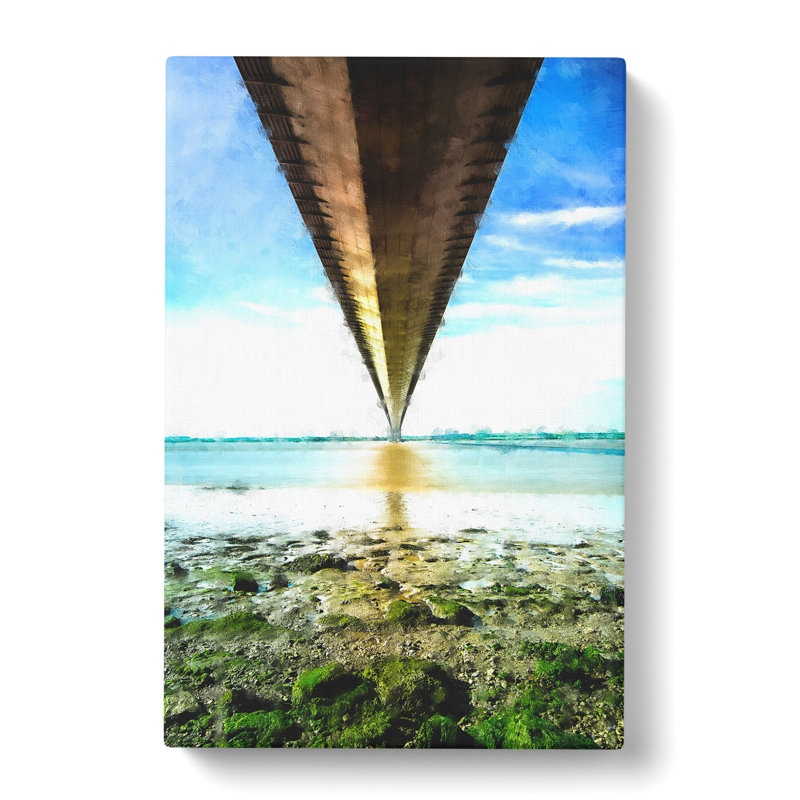Humber Bridge - Wrapped Canvas, 50cm H x 35cm W x 3cm D