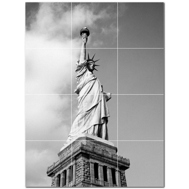 Célèbre lieux photo 12 x 12