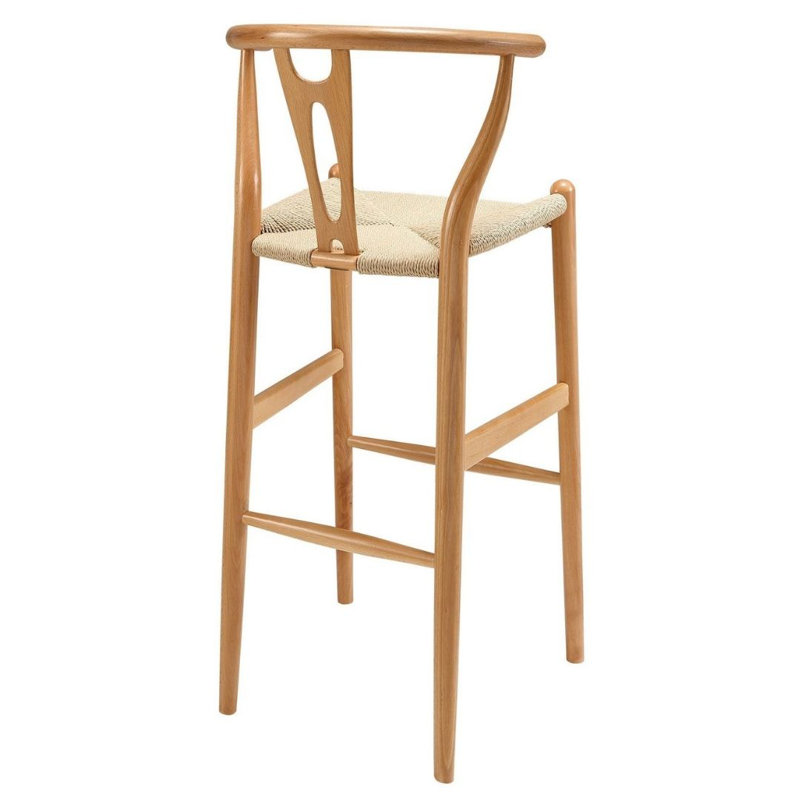 Counter Stool with Solid Wood Frame