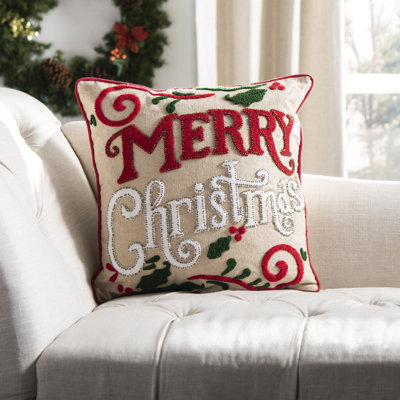  Merry Throw Pillow