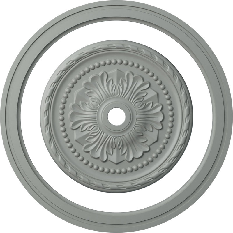 Ceiling Medallion Palmetto Light Accent Kit, 47.5" H x 47.5" W