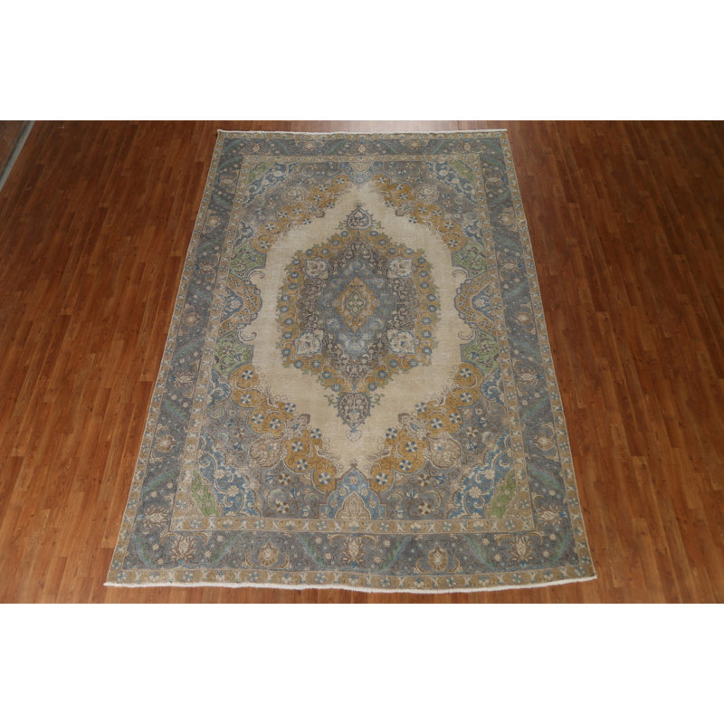 Tapis persan vieilli 8 x 12 Tabriz