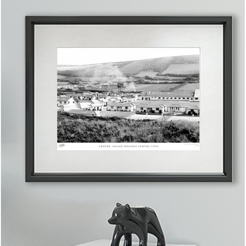 Croyde, Nalgo Holiday Centre C1955 - Single Picture Frame Print, 60cm H x 80cm W x 2.3cm D