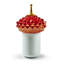 South Tower Scented Candle in Orange/White/Red/Gold