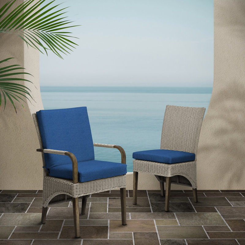 ARDEN - Piece Outdoor Seat/Back Cushion, Blue