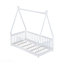 Lit simple, plancher en forme de tente, tipi avec garde-corps, lattes-1032649648