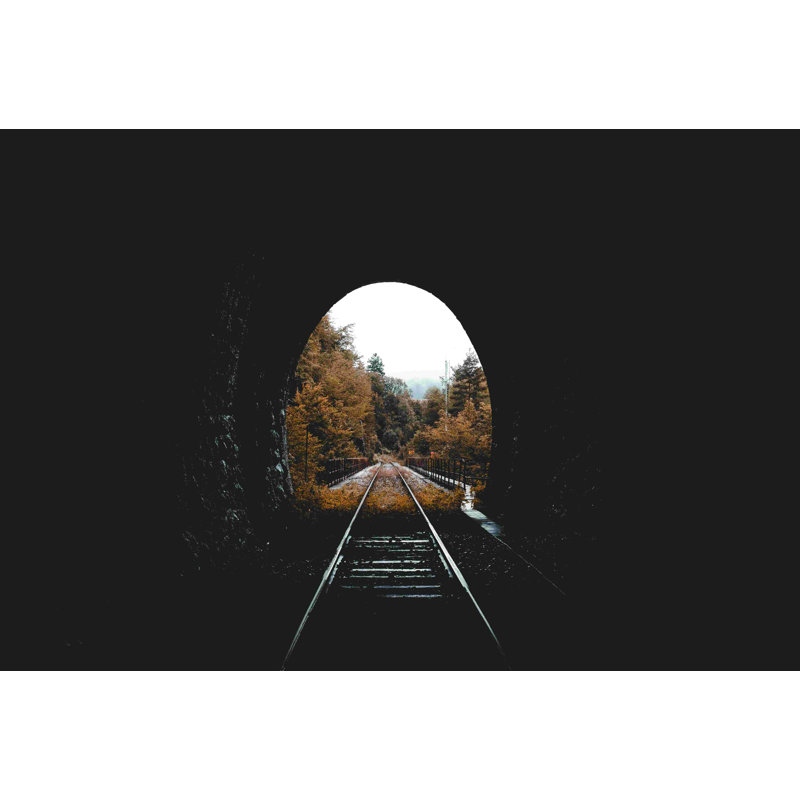" Train Tracks Tunnel ", 8" H x 12" W